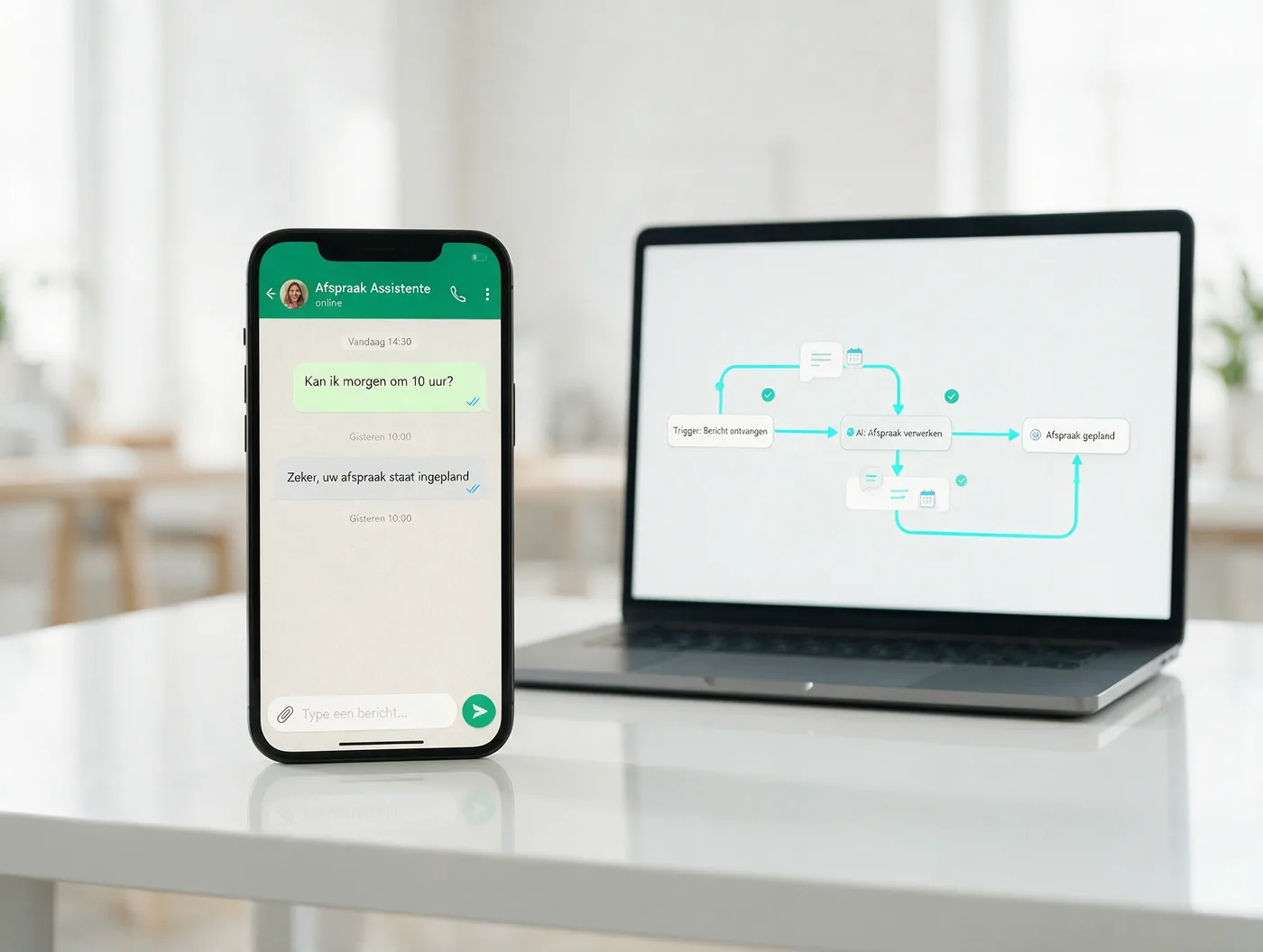 AI-assistent en automatiseringen die leads en processen afhandelen